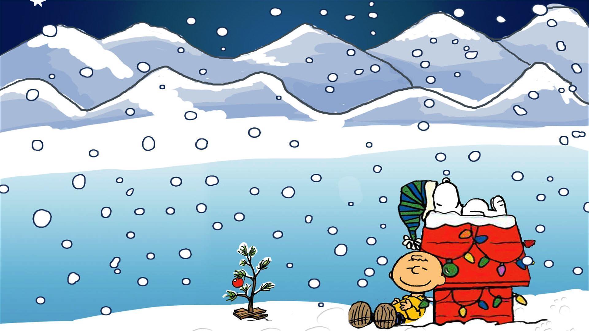 1920x1080 Charlie Brown Hình nền cây thông Noel
