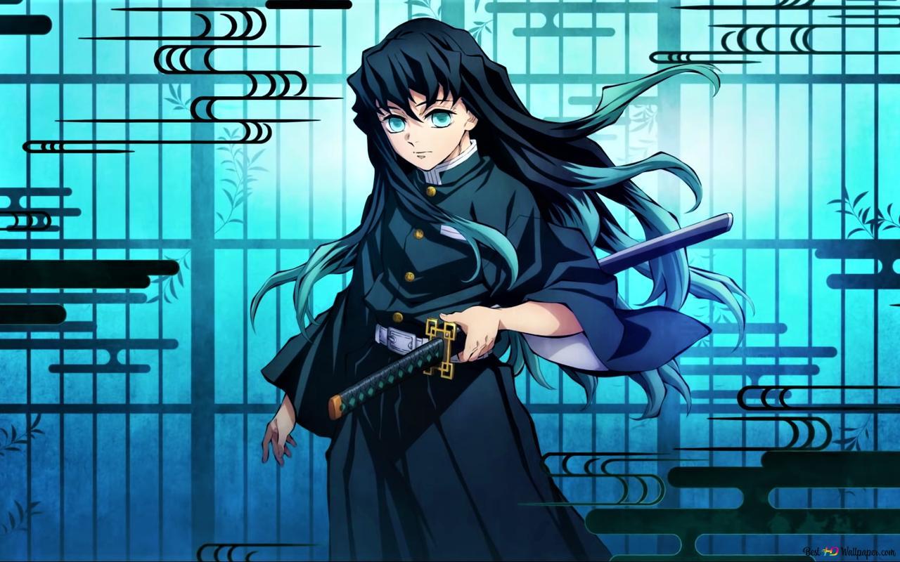 1280x800 Muichiro tokito mist hashira demon slayer HD wallpaper download