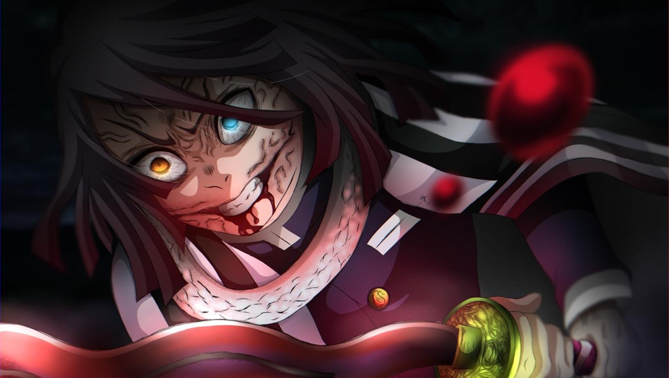 1360x768 Obanai Iguro Demon Slayer Desktop Laptop HD Wallpaper, HD Anime 4K Wallpaper, Image, Photo and Background