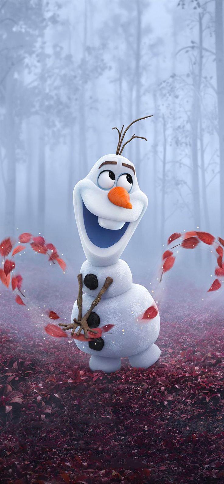 736x1593 olaf in frozen 2 iPhone X Wallpaper