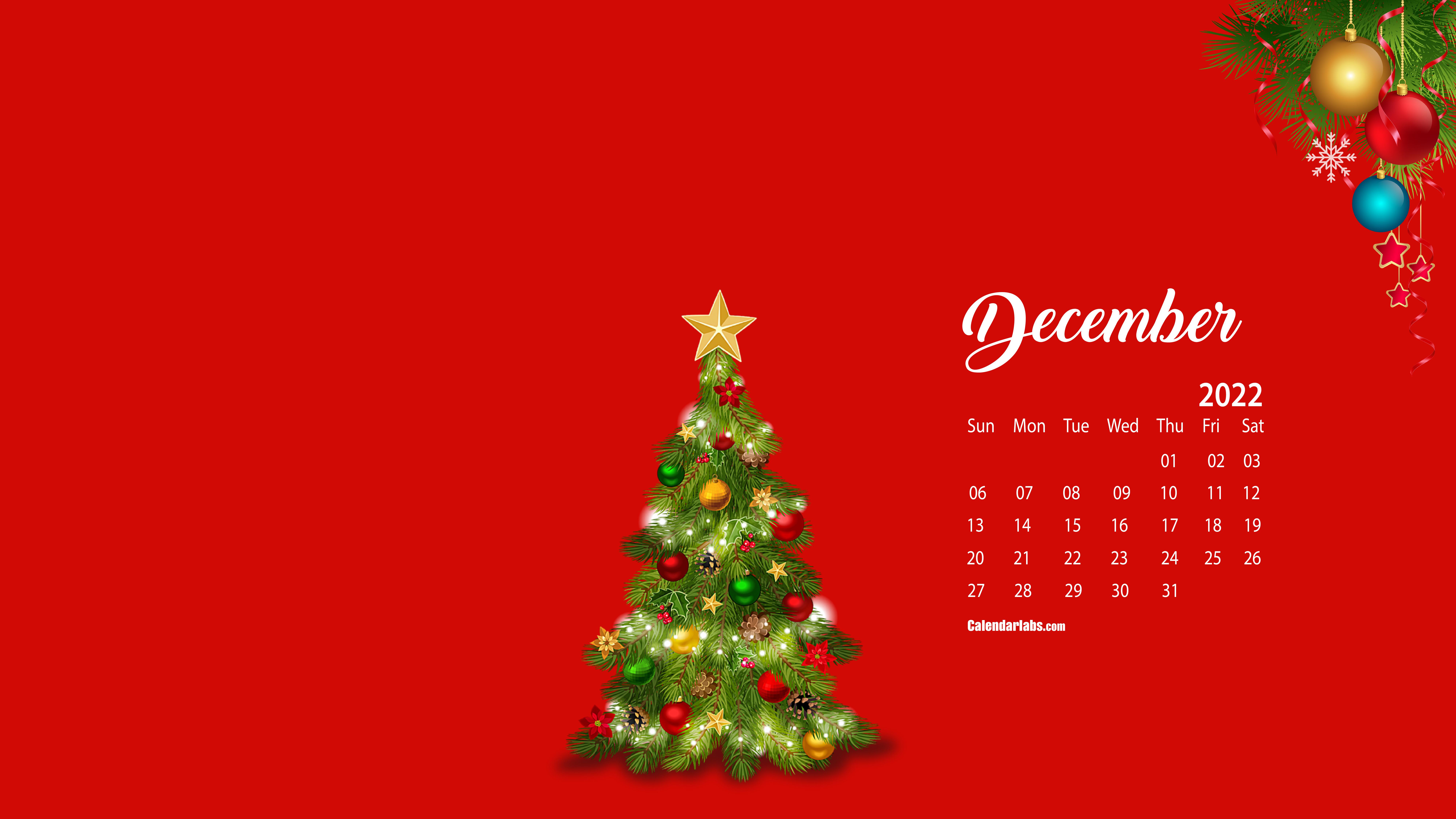 44 Free Printable December 2022 Calendars