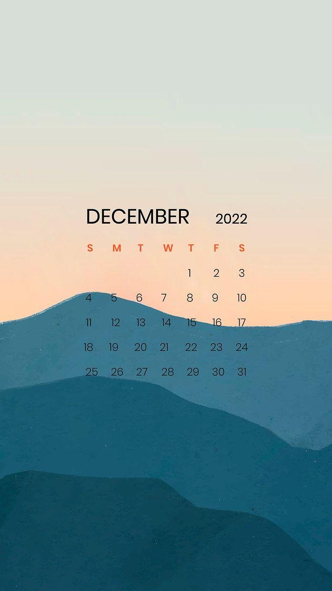 675x1200 Mountain December monthly calendar iPhone wallpaper vector. free image by rawpixel.com / Hein. iPhone wallpaper vector, iPhone wallpaper, Calendar background