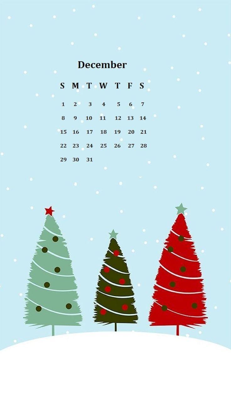 736x1334 Free Printable December Calendars for Your Office. Wallpaper iphone christmas, Christmas wallpaper, Christmas