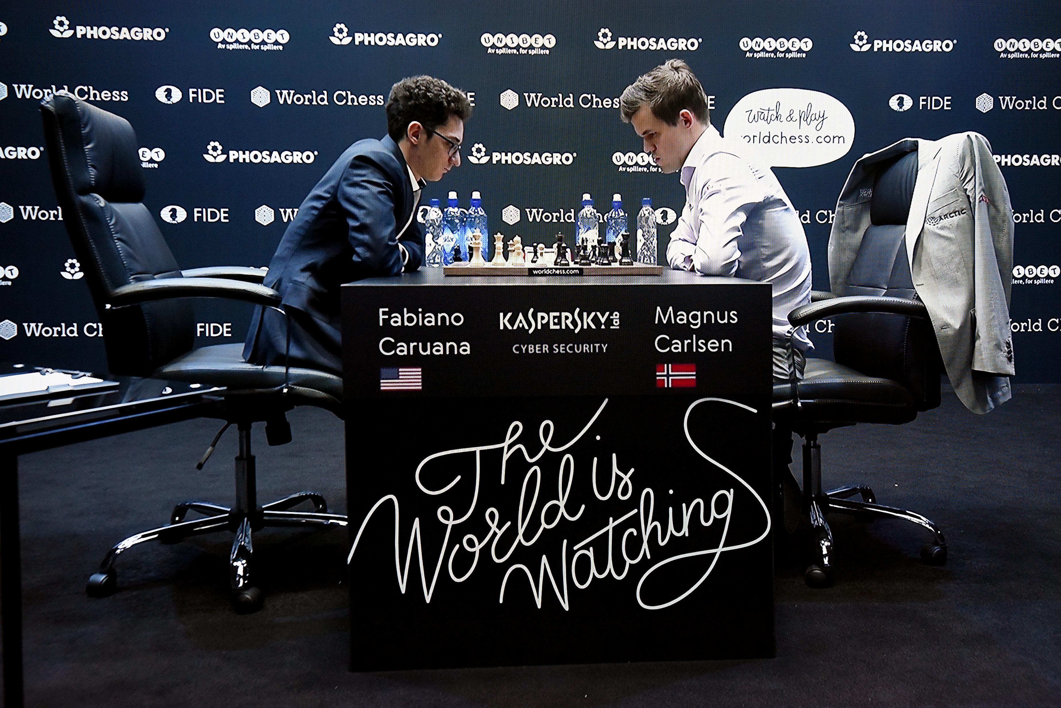 3696x2467 Magnus Carlsen beats Fabiano Caruana to win World Chess Championship
