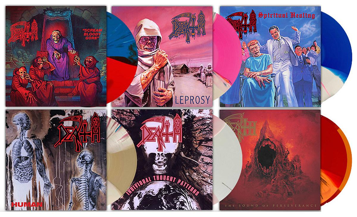 1200x731 classic Death albums getting gorgeous splatter vinyl reissues