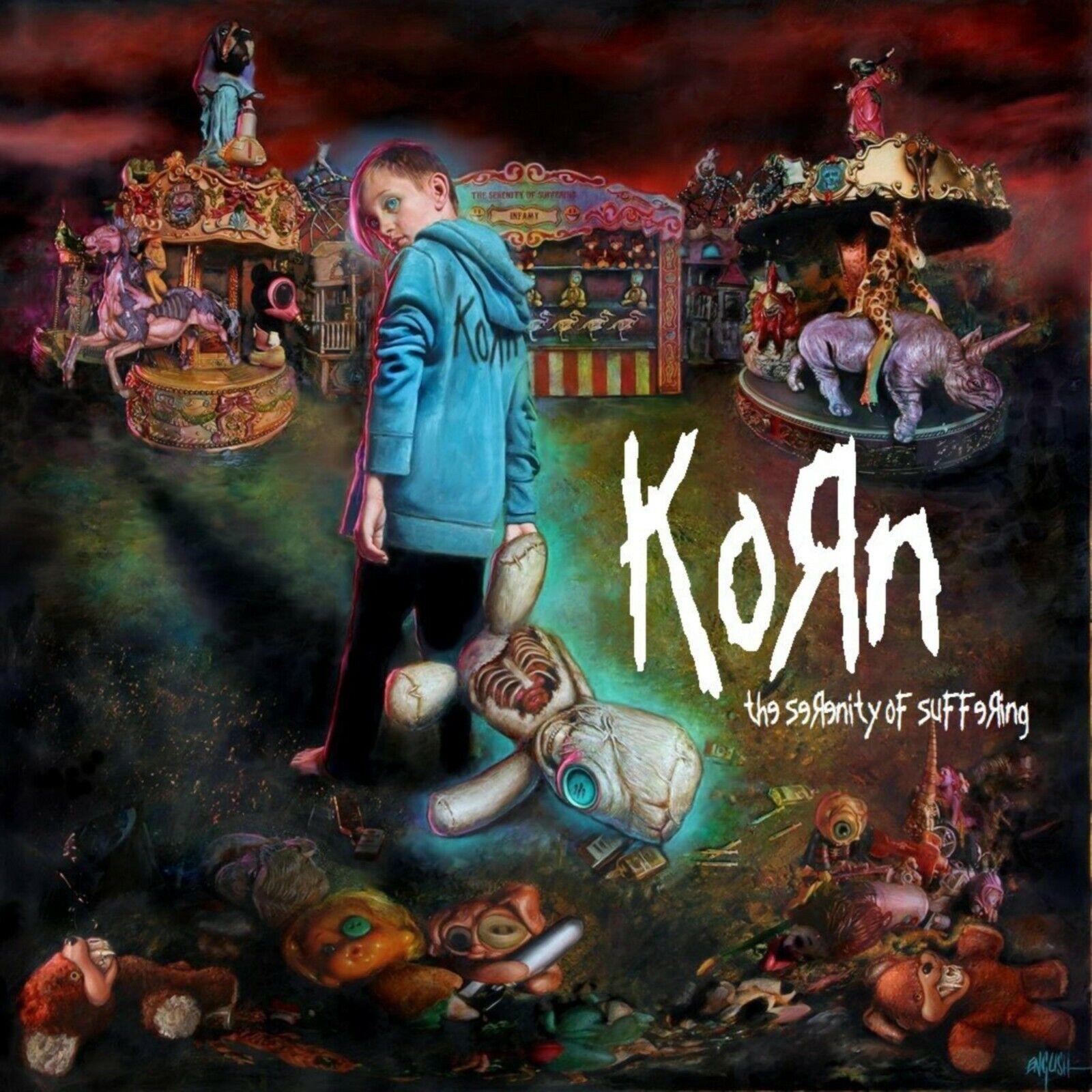1600x1600 KORN The Serenity of Suffering BANNER HUGE 4X4 Ft Fabric Poster Flag album art
