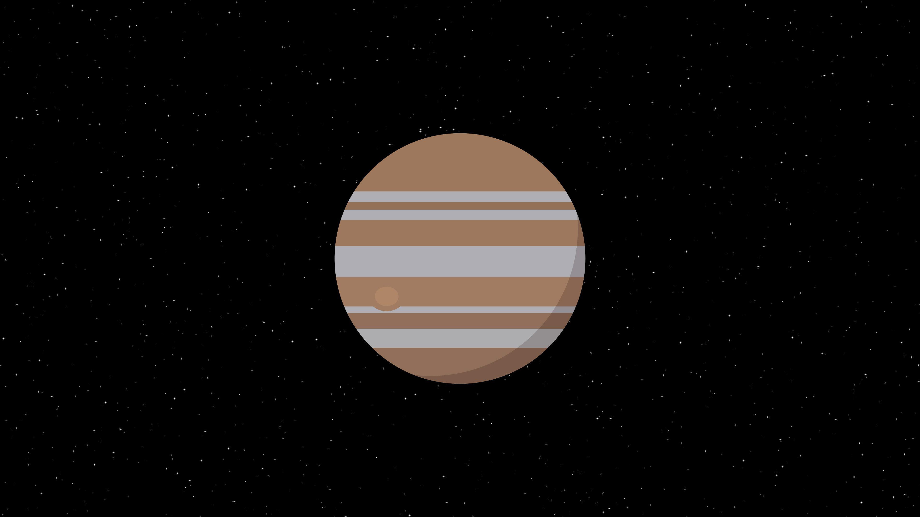 3840x2160 Jupiter Planet Minimalism 4k, HD Artist, 4k Wallpaper, Image