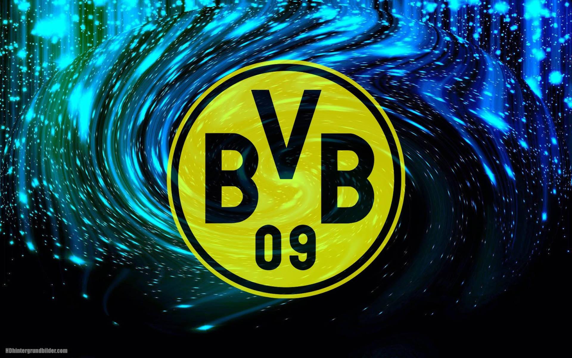 1920x1200 Download Borussia Dortmund Swirling Blue Wallpaper