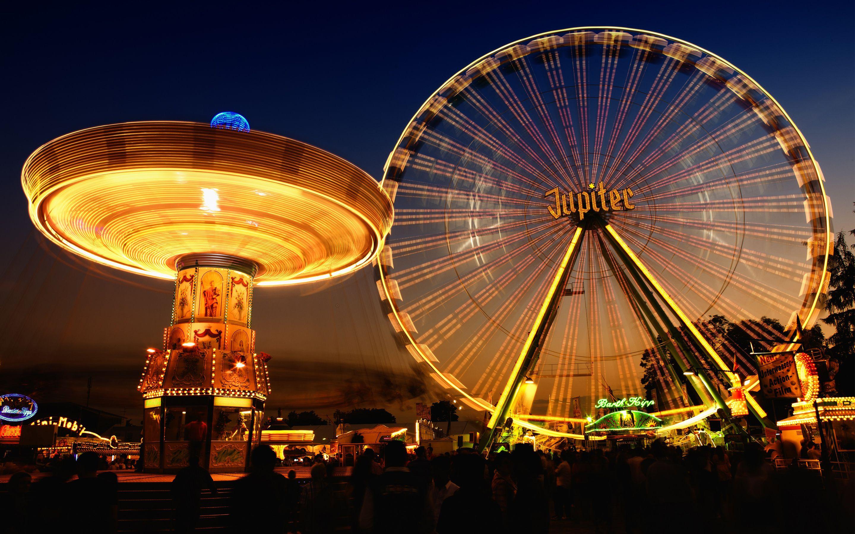 2880x1800 Wallpaper 4k Jupiter Ferris Wheel Fair Fair, Ferris, Jupiter