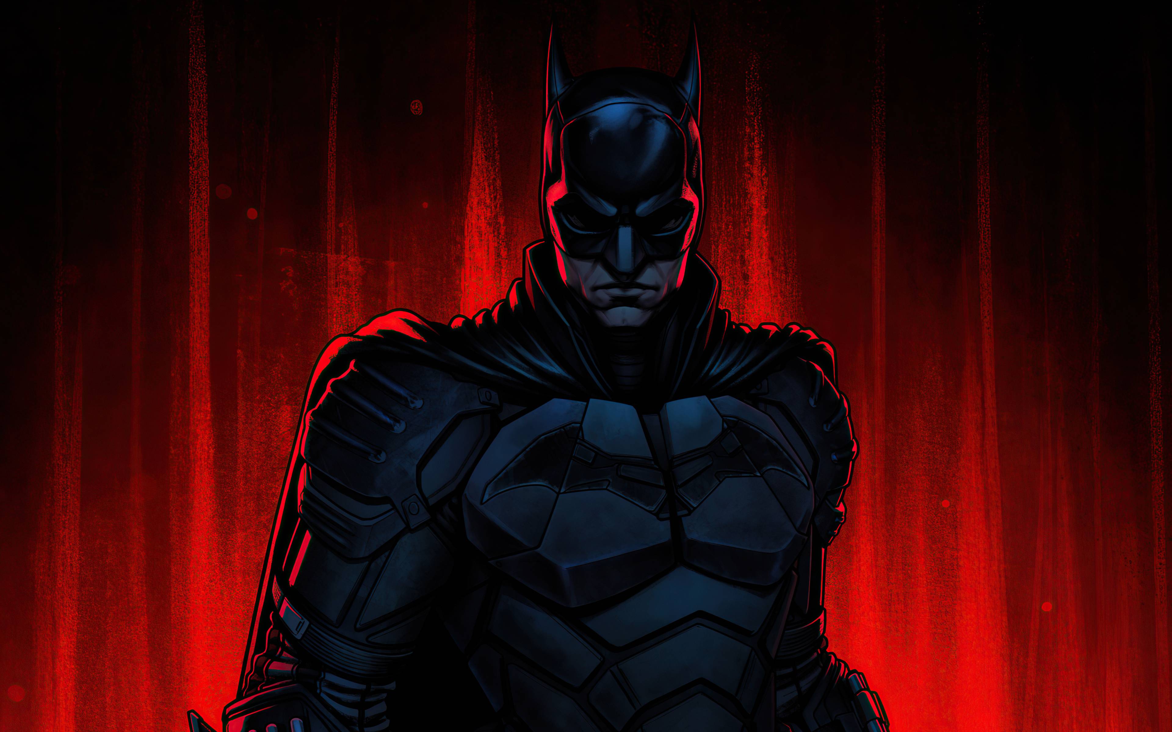 3840x2400 The Batman Red Theme 4k 4k HD 4k Wallpaper, Image, Background, Photo and Picture