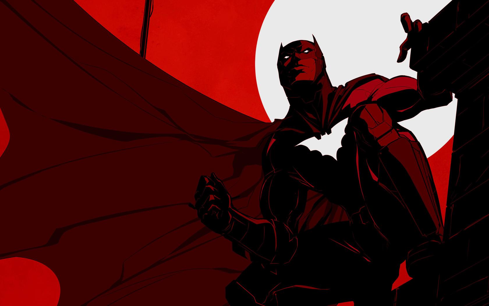 1680x1050 Batman Red Dark Theme 1680x1050 Resolution HD 4k Wallpaper, Image, Background, Photo and Picture