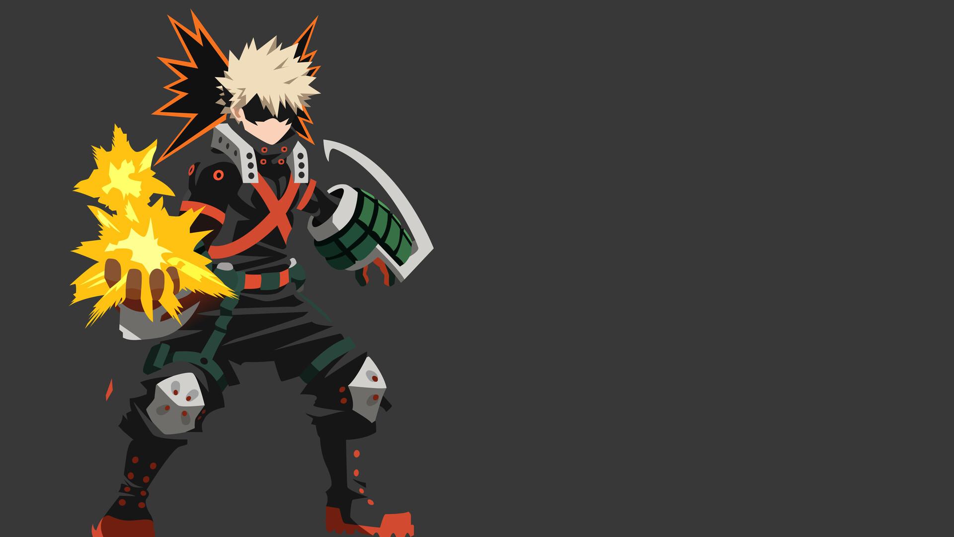 Bakugo Minimalist Wallpapers - Top Free Bakugo Minimalist Backgrounds