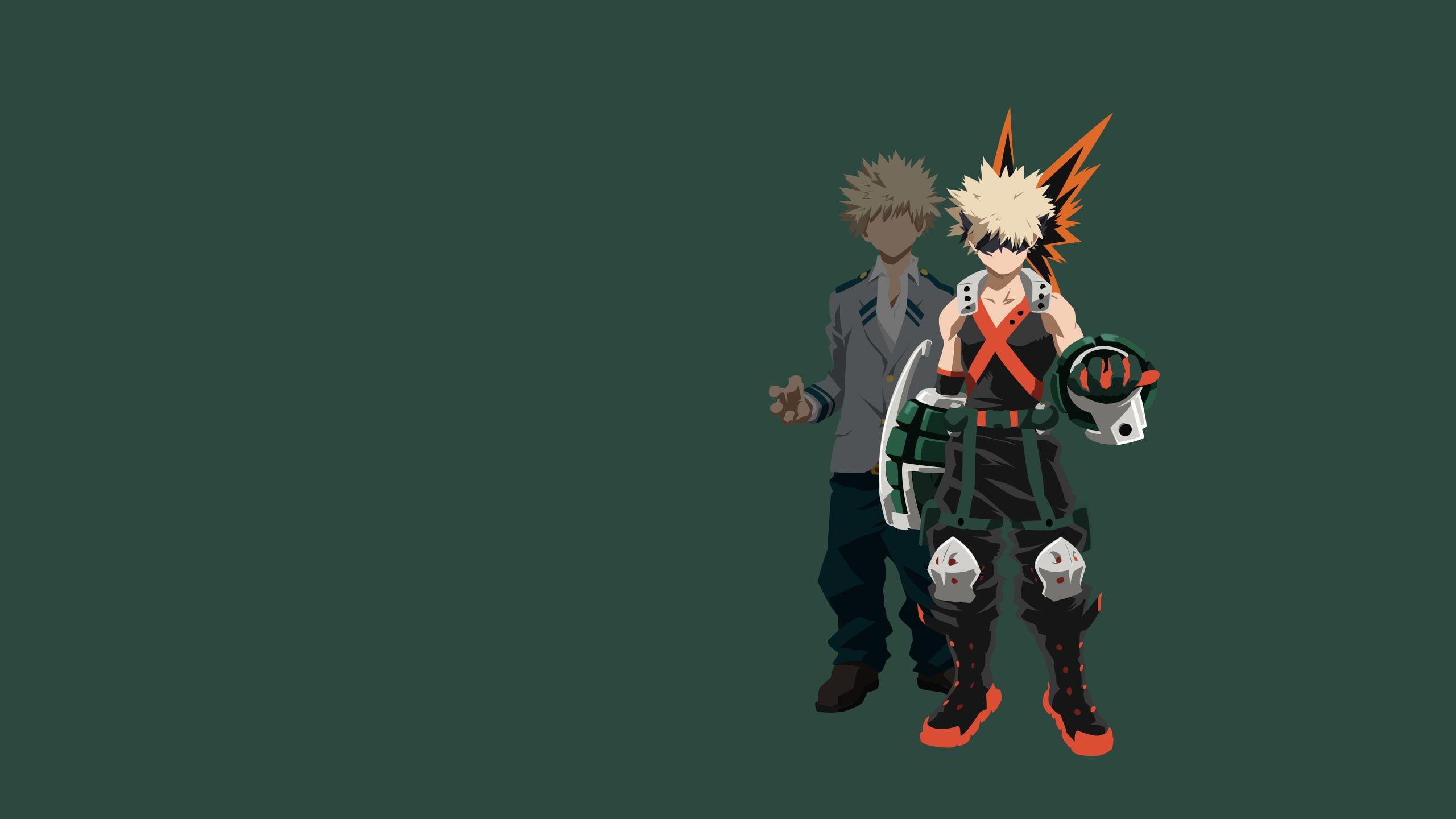 2560x1440 Anime My Hero Academia Katsuki Bakugou K #wallpaper #hdwallpaper #desktop. My hero academia, Minimalist wallpaper, Hero