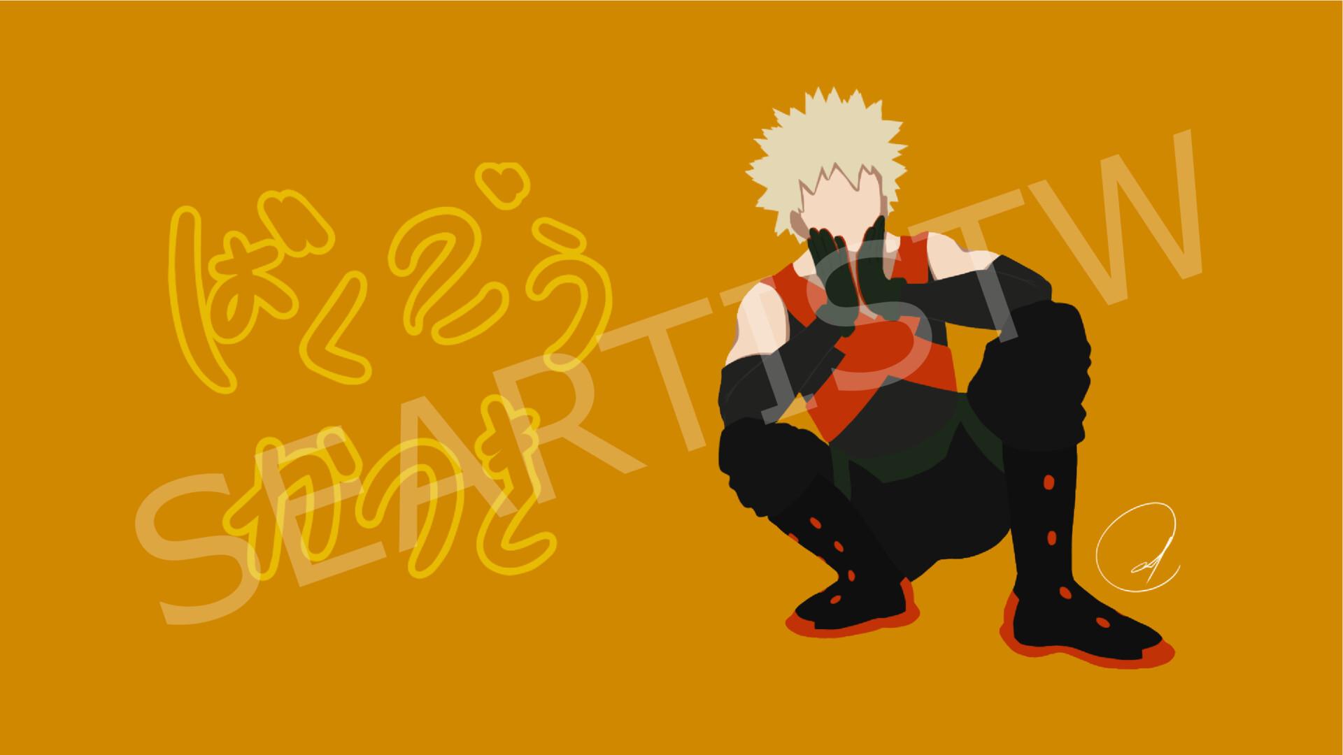 Bakugo Minimalist Wallpapers - Top Free Bakugo Minimalist Backgrounds