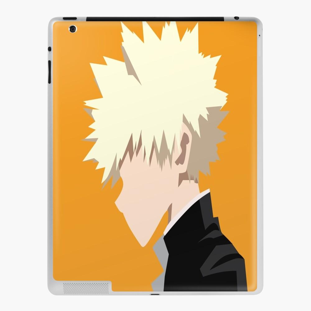 1000x1000 Izuku Midoriya and Katsuki Bakugo Minimalist Wallpaper (Boku No Hero) iPad Case & Skin