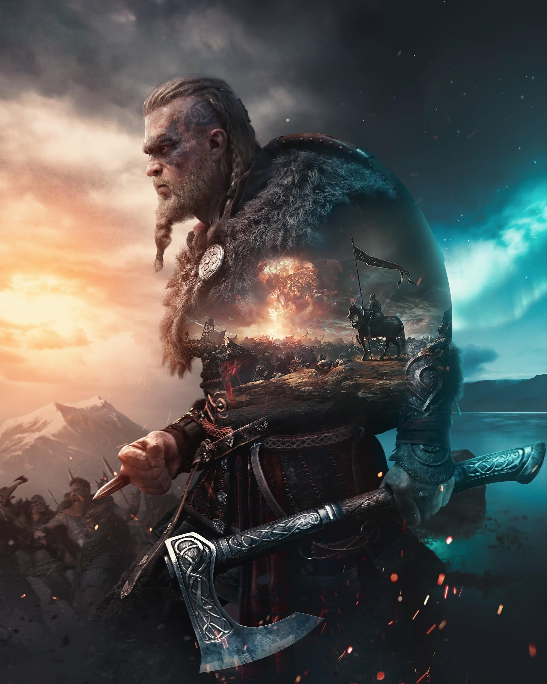 1920x2400 Assassin's Creed Valhalla Viking Artstation 1440x25602021911 Resolution Wallpaper, HD Games 4K Wallpaper, Image, Photo and Background