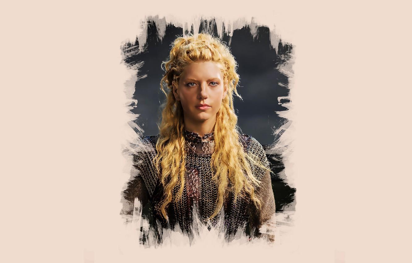 1332x850 Wallpaper art, Vikings, The Vikings, Katheryn Winnick, Lagertha image for desktop, section фильмы