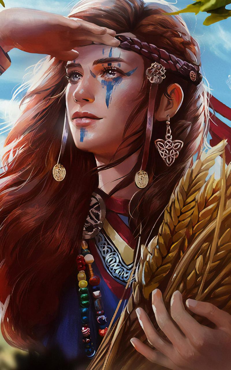 800x1280 Viking Girl 4k Art Nexus Samsung Galaxy Tab Note Android Tablets HD 4k Wallpaper, Image, Background, Photo and Picture