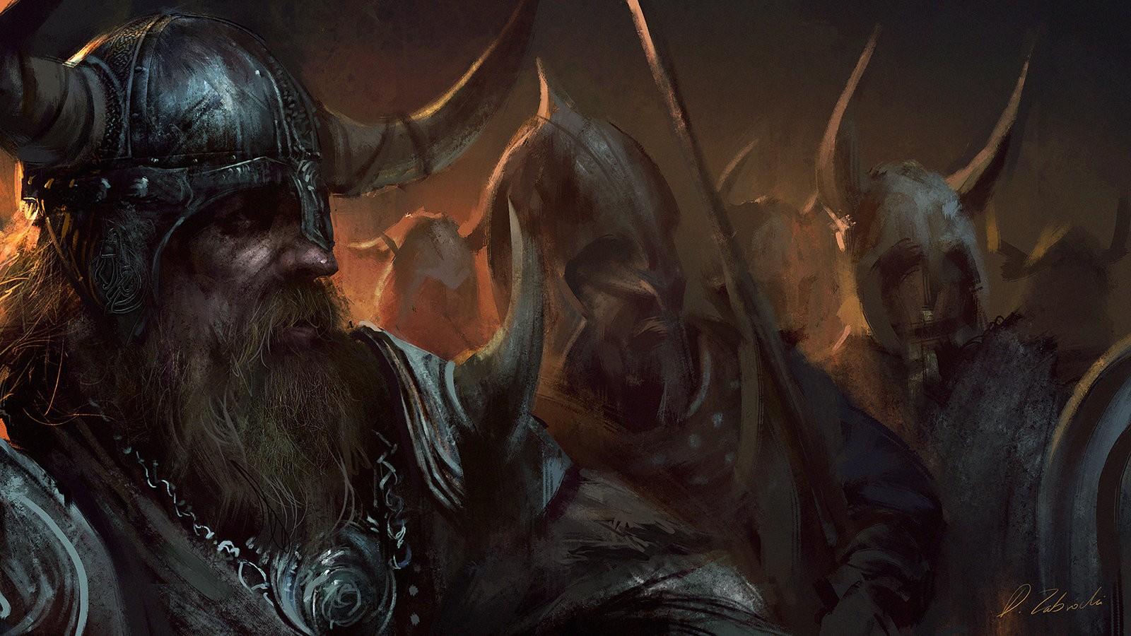 1600x900 Vikings, Artwork Wallpaper HD / Desktop and Mobile Background