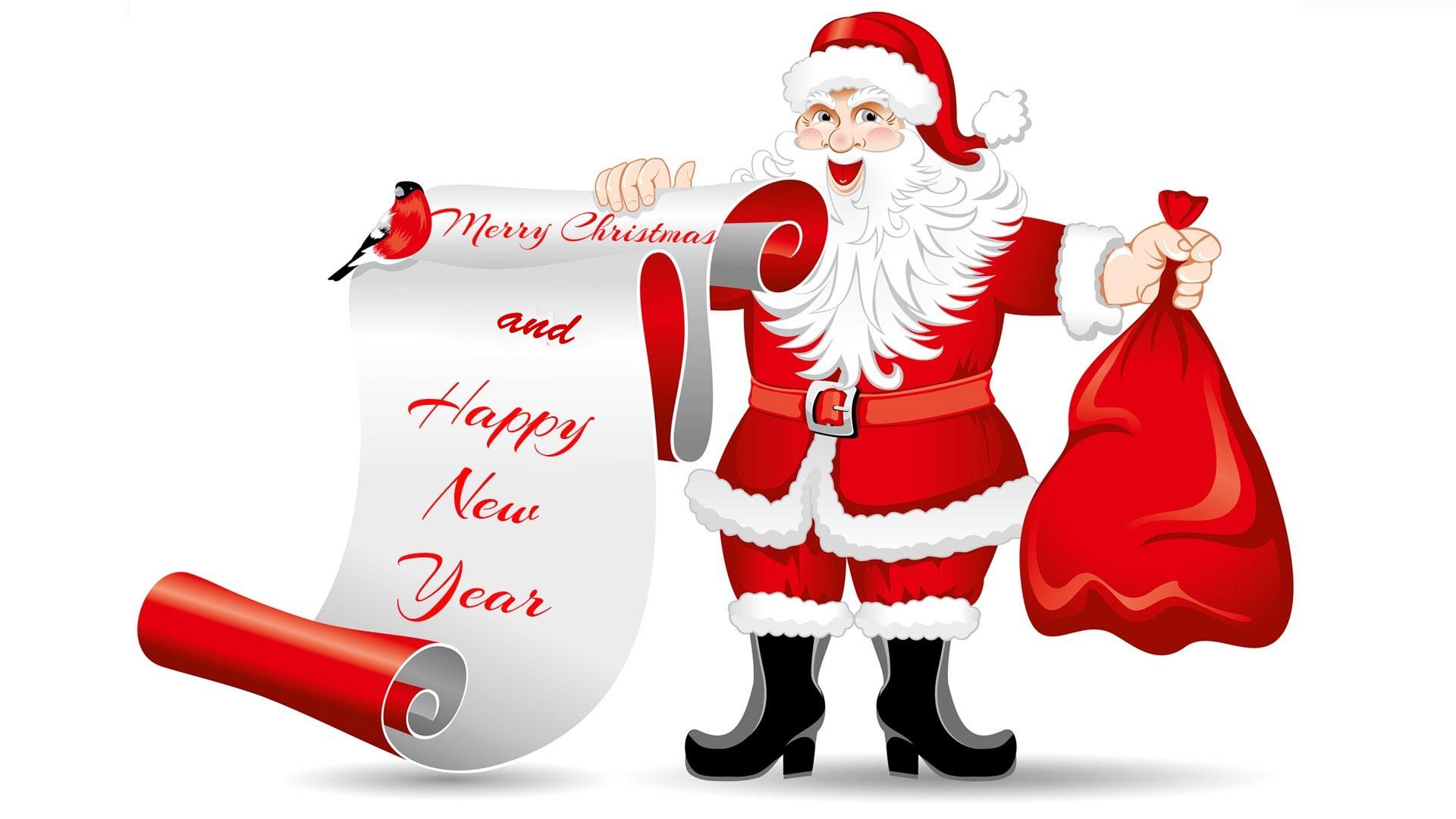 1920x1080 Christmas And New Year Wishes Image Free Download