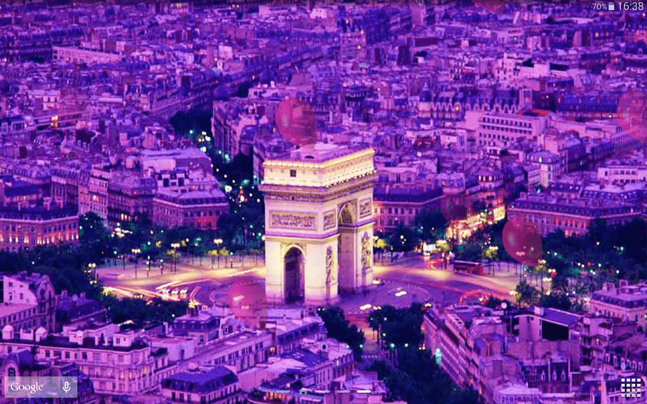 1280x800 Cute Paris Live Wallpaper for Android