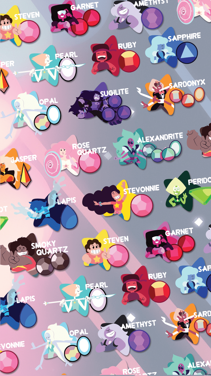 719x1280 Crystal Gems Wallpaper