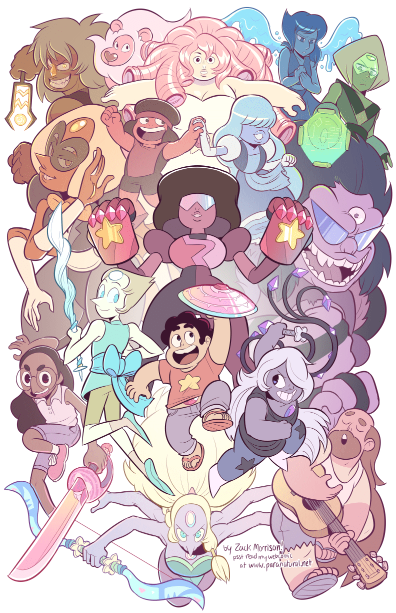 792x1224 Zack Morrison drew a big Steven Universe! It's on T U M B L A R, too