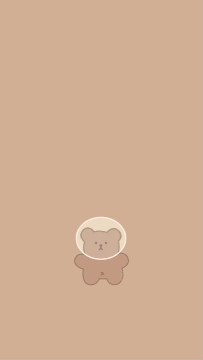 676x1200 Cute Bear Wallpaper