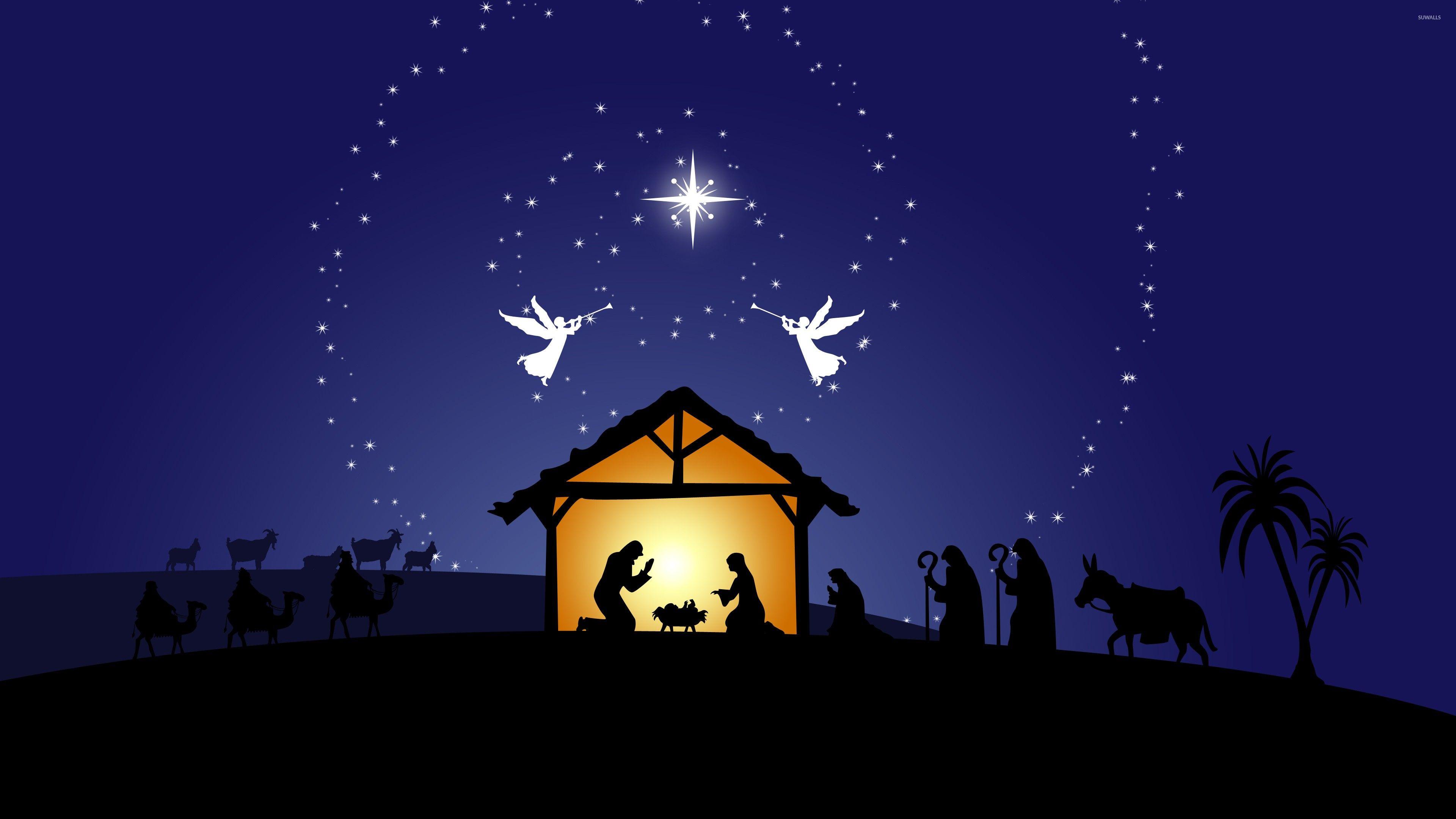 Christmas Manger Wallpapers - Top Free Christmas Manger Backgrounds ...