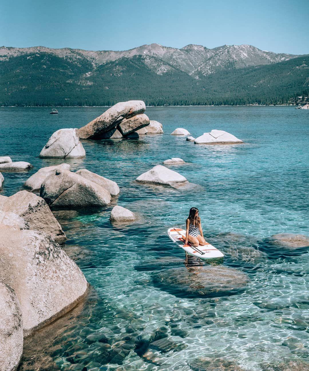 1080x1296 Catarina Mello. TRAVEL. SF on Instagram: “I like my mornings just like this ✧ how surreal is Lake Tahoe during summer? I just can. Tahoe trip, Lake tahoe, Tahoe