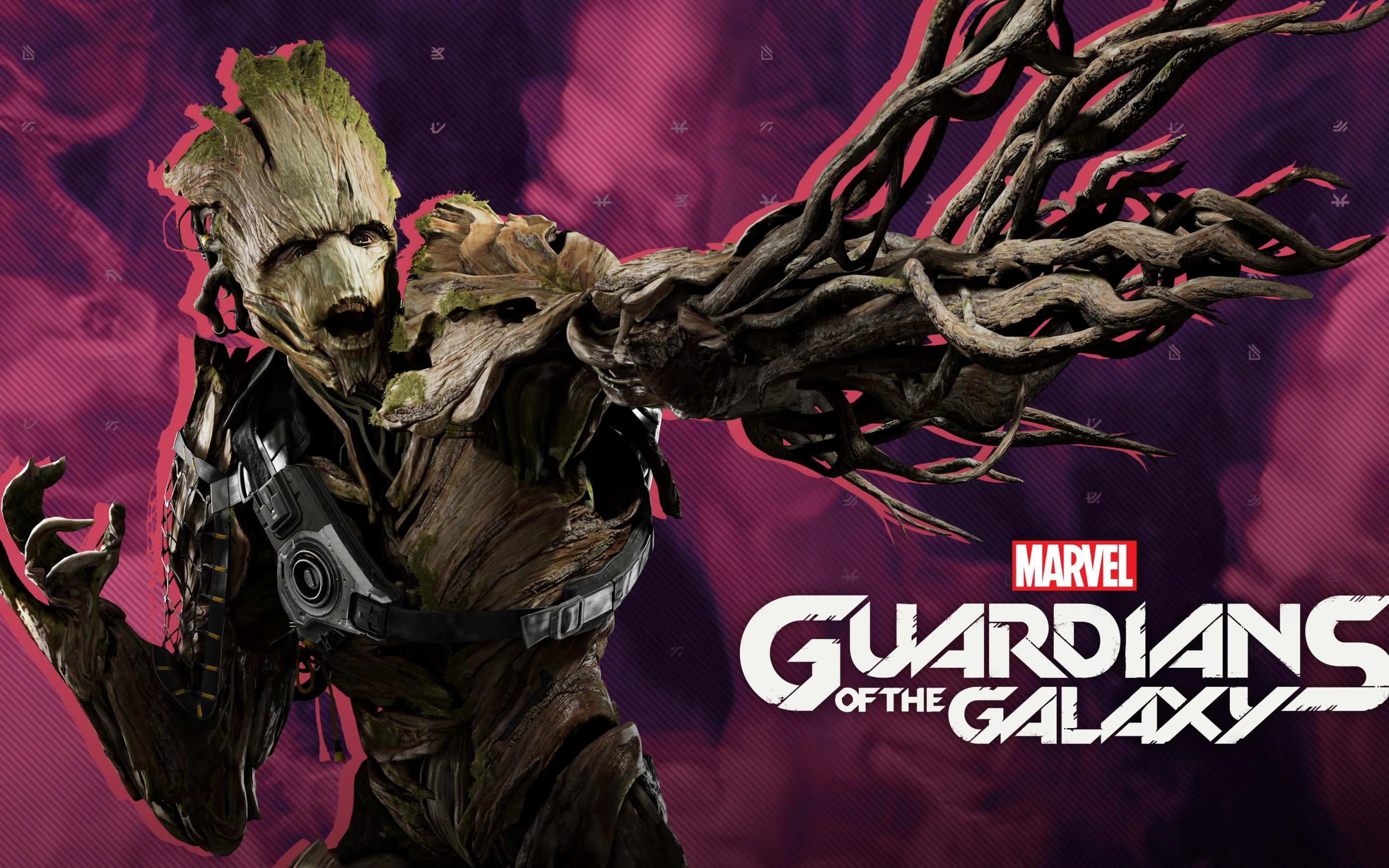 2880x1800 Marvel's Guardians of the Galaxy Wallpaper 4K, Groot, 2021 Games, Games