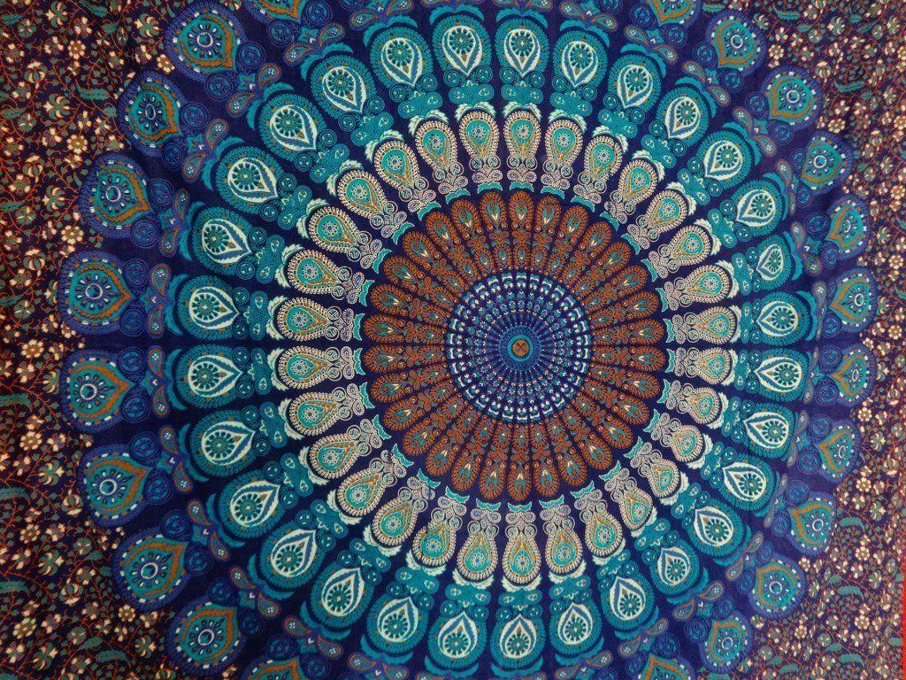 1024x768 Blue Tapestry Wallpaper 05.05 Mobile Compatible