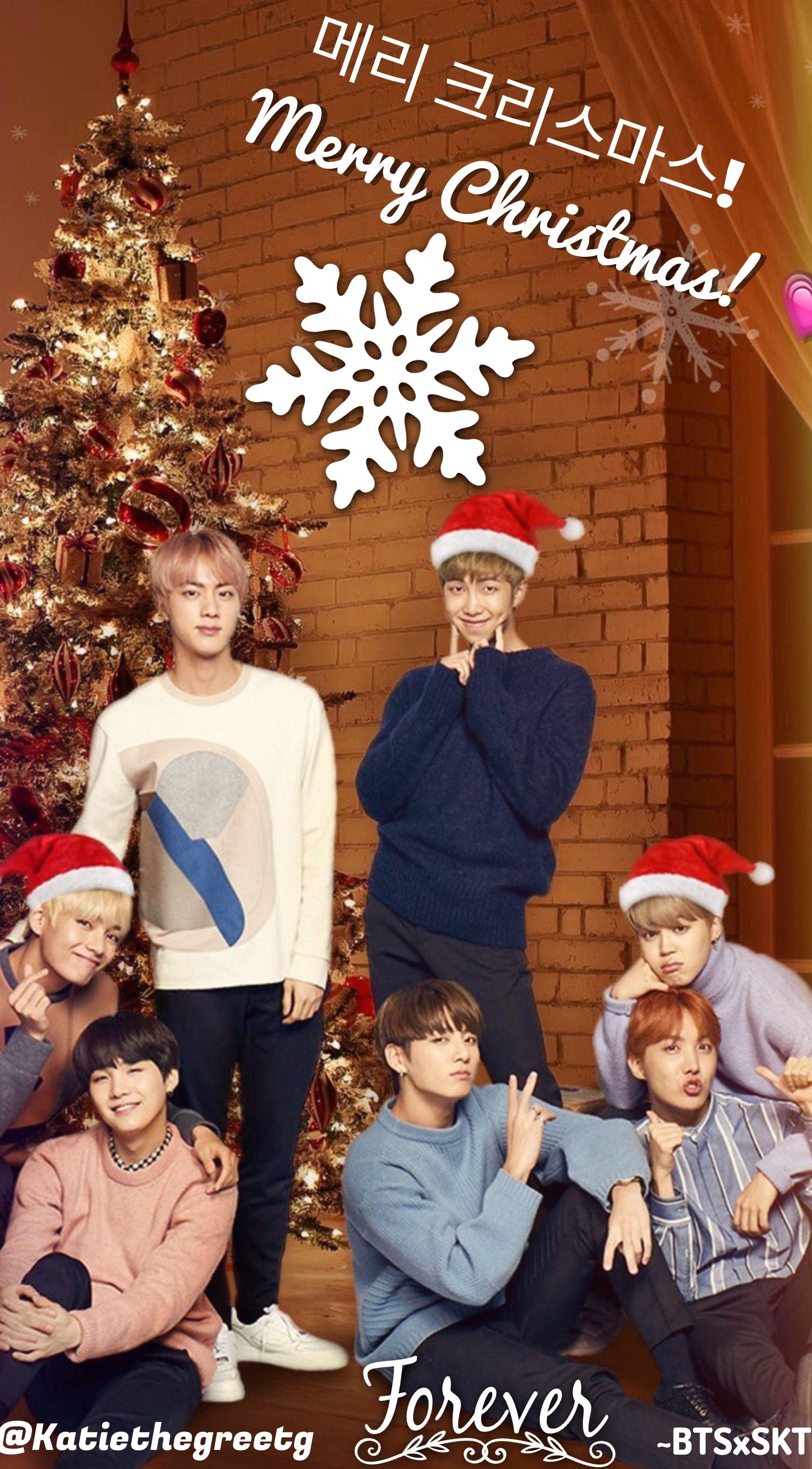 2212x3998 BTS Christmas Wallpaper