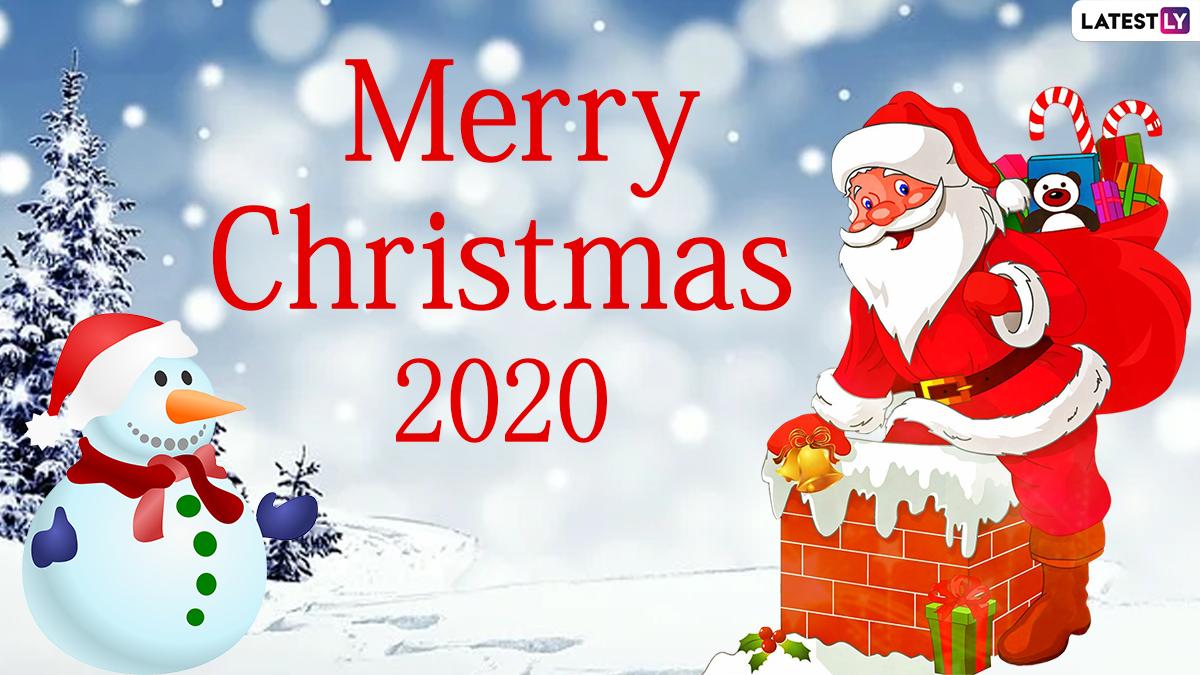 1200x675 Merry Christmas 2020 Greetings & Xmas HD Image For Free Download Online: Christmas Photo Messages, WhatsApp Stickers and Santa Claus GIFs to Celebrate The Occasion