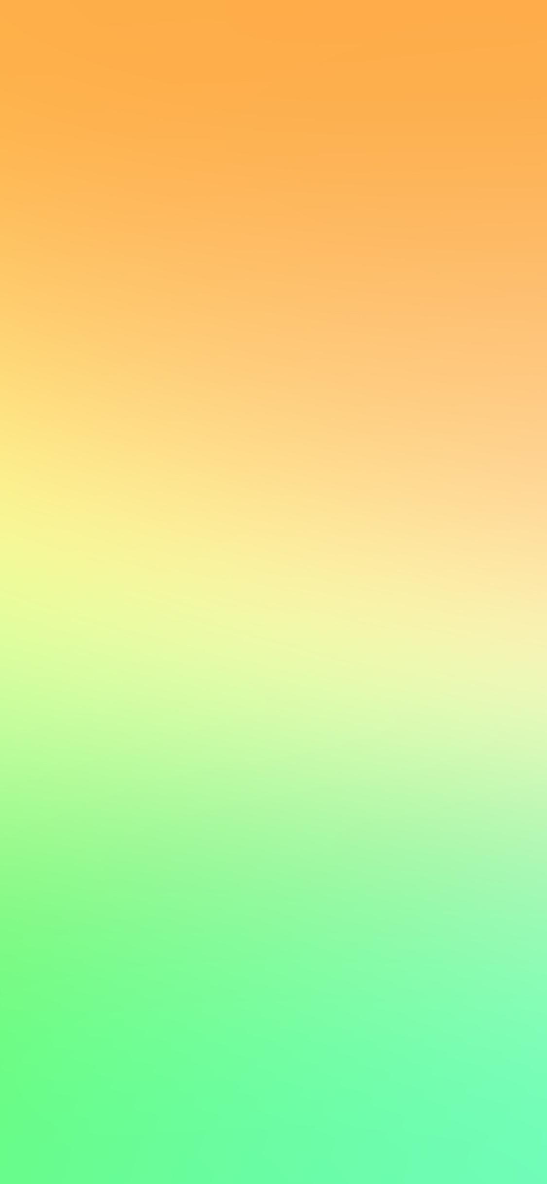1125x2436 iPhone X wallpaper. orange green blur gradation
