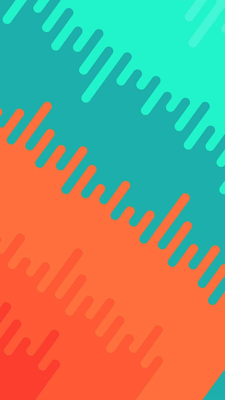 750x1334 iPhone 6 wallpaper. abstract orange green art pattern