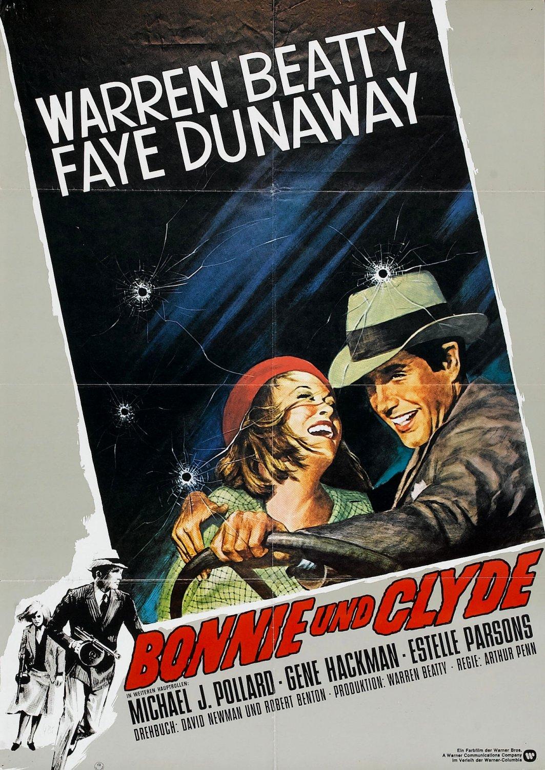 1063x1500 Bonnie and Clyde Movie Poster ( of 7)