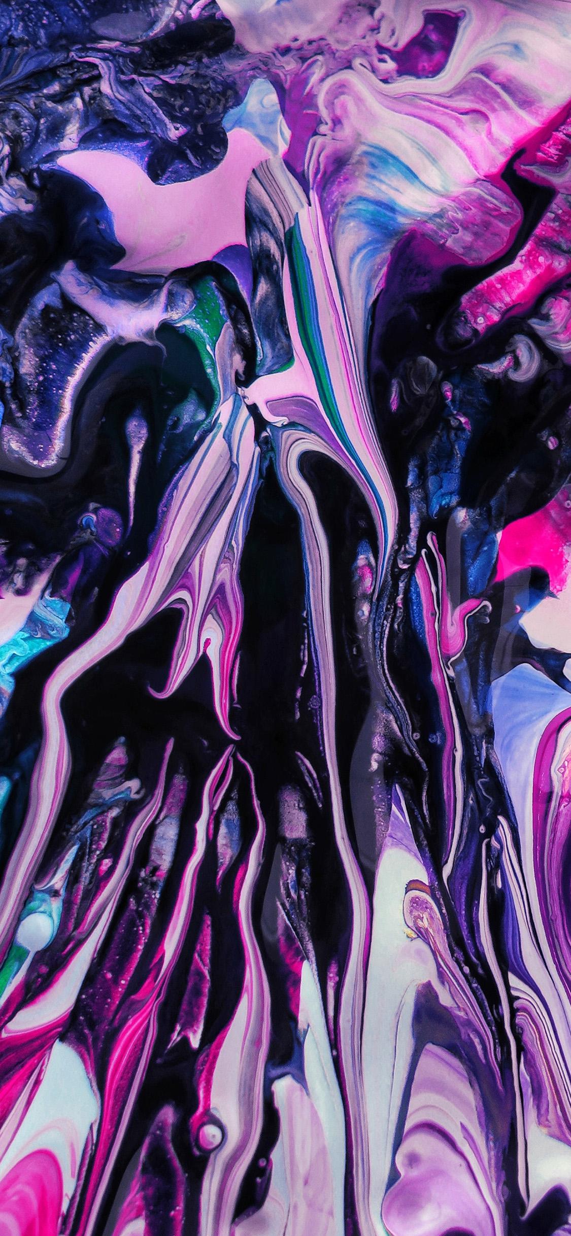 1125x2436 iPhone X wallpaper. paint purple pattern background abstract
