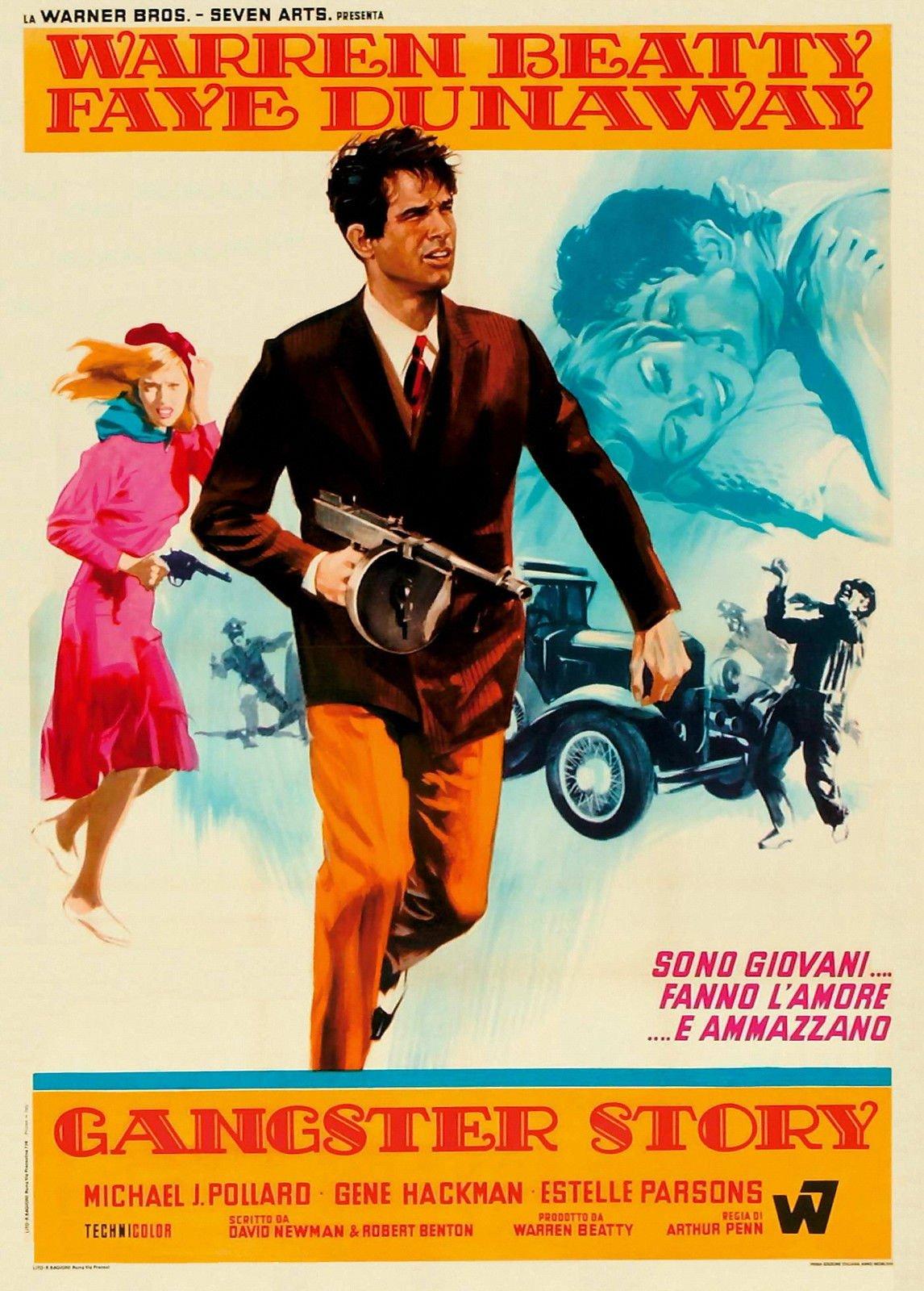 1146x1600 BONNIE AND CLYDE Movie Poster 1967 Warren Beatty Faye Dunaway Gangster Mafia Mob 24x36 inch: Posters & Prints