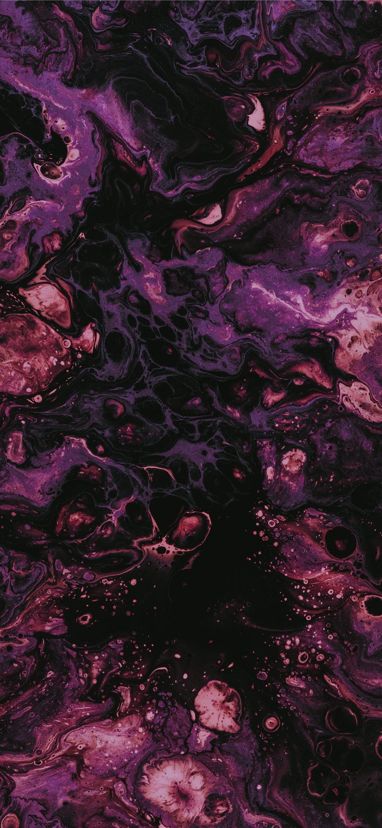 1242x2688 purple and black abstract painting iPhone Wallpaper Free Download
