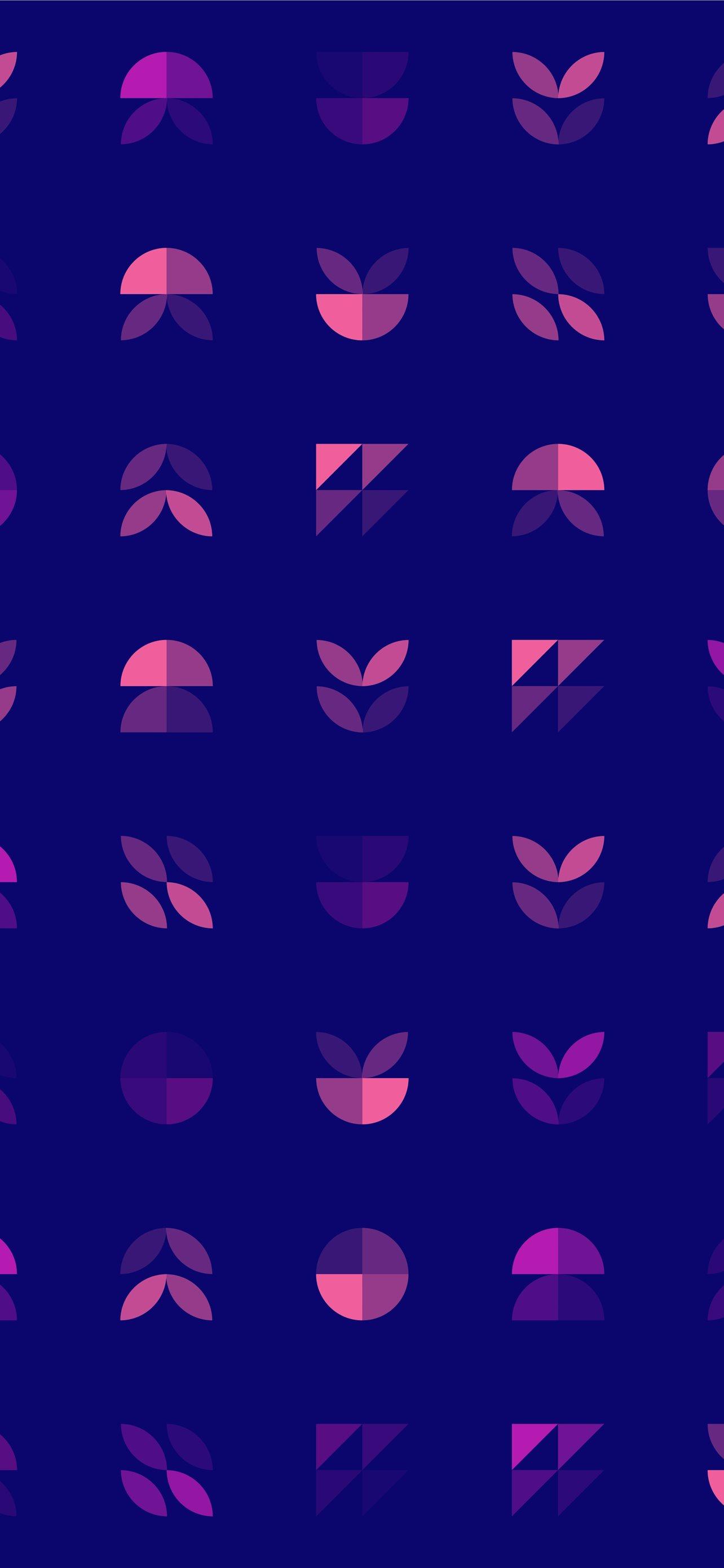1284x2778 purple and black polka dot textile iPhone Wallpaper Free Download