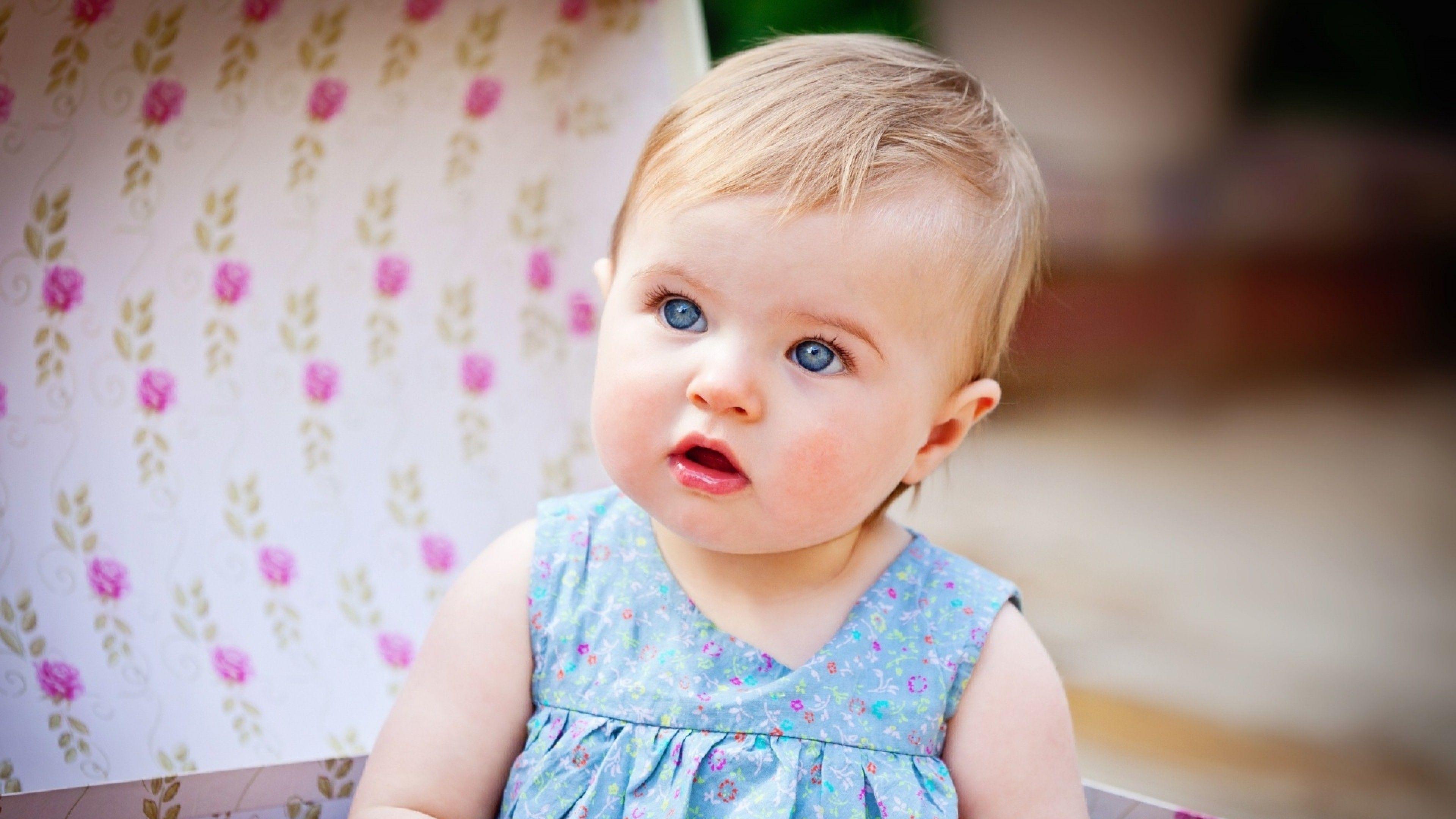 3840x2160 Cute Baby Girls Wallpaper