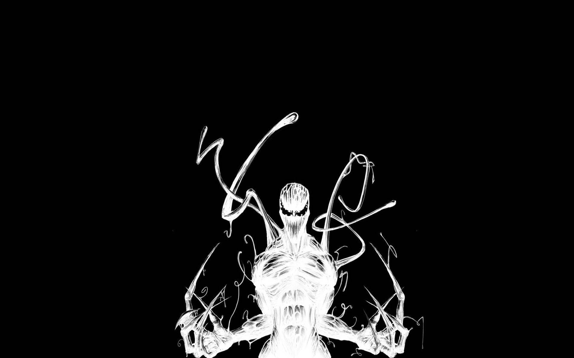 1920x1200 Download Venom In White Wallpaper