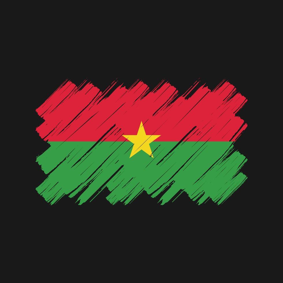 980x980 Burkina Faso Flag Brush Strokes. National Flag