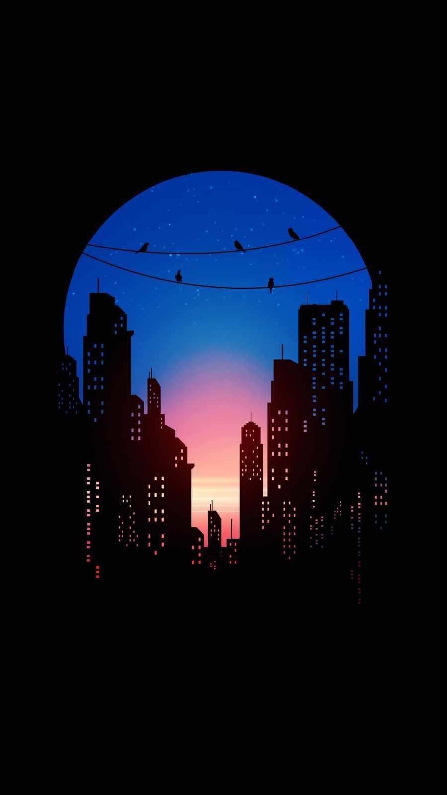 900x1600 Dark Minimal City IPhone Wallpaper Wallpaper : iPhone Wallpaper