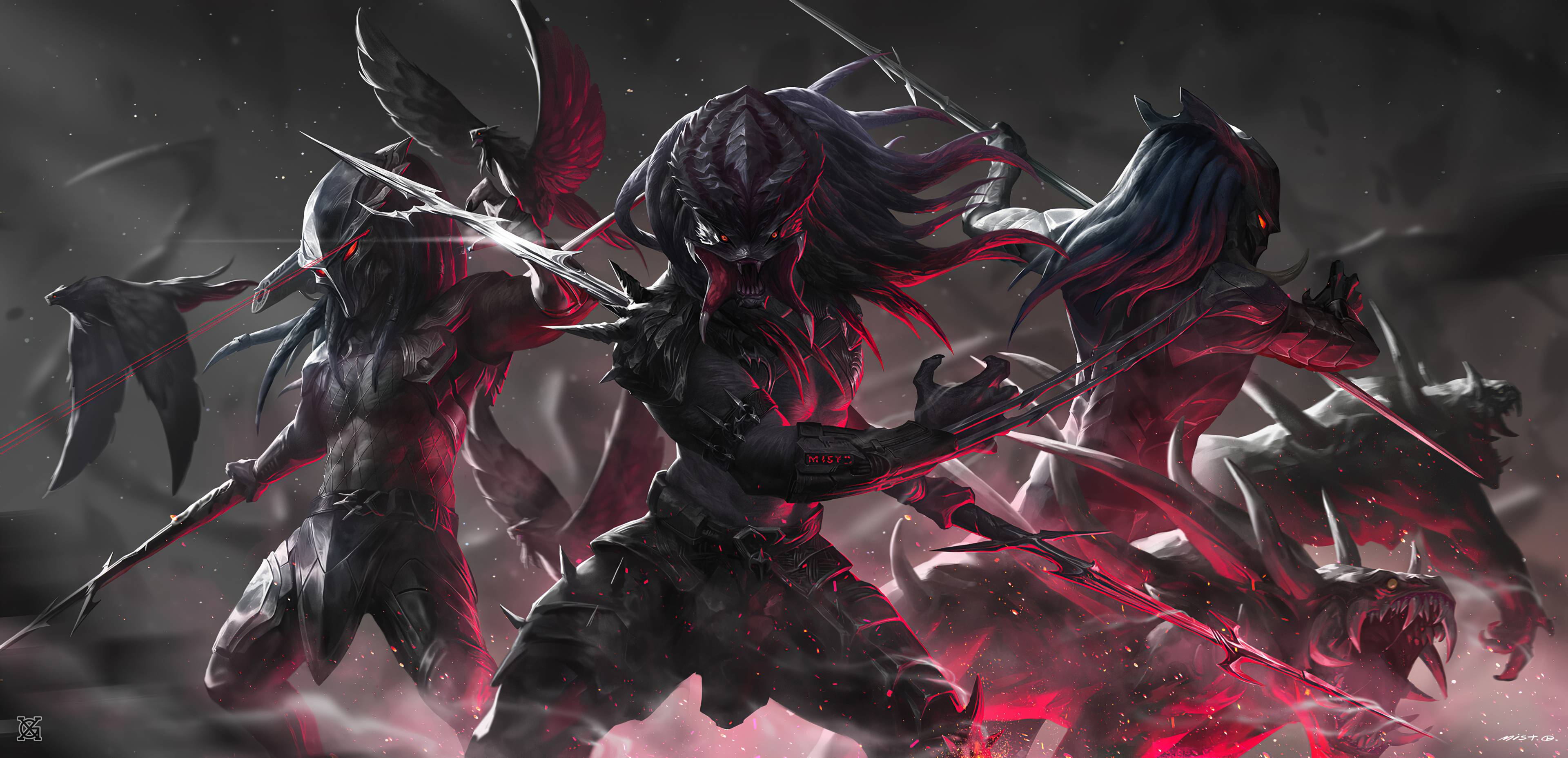 3840x1858 The Predator Art 4k, HD Movies, 4k Wallpaper, Image, Background, Photo and Picture