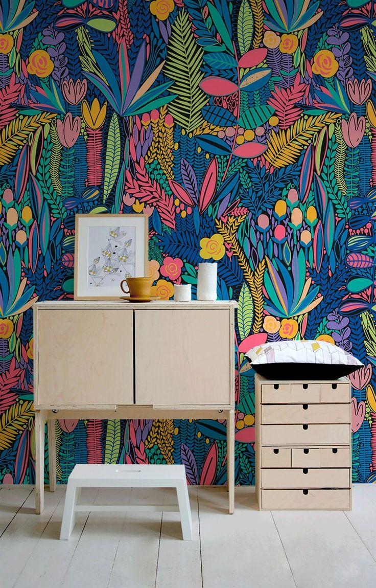 736x1150 Removable Wallpaper Scandinavian Wallpaper Temporary Wallpaper. Eclectic wallpaper, Scandinavian wallpaper, Home wallpaper