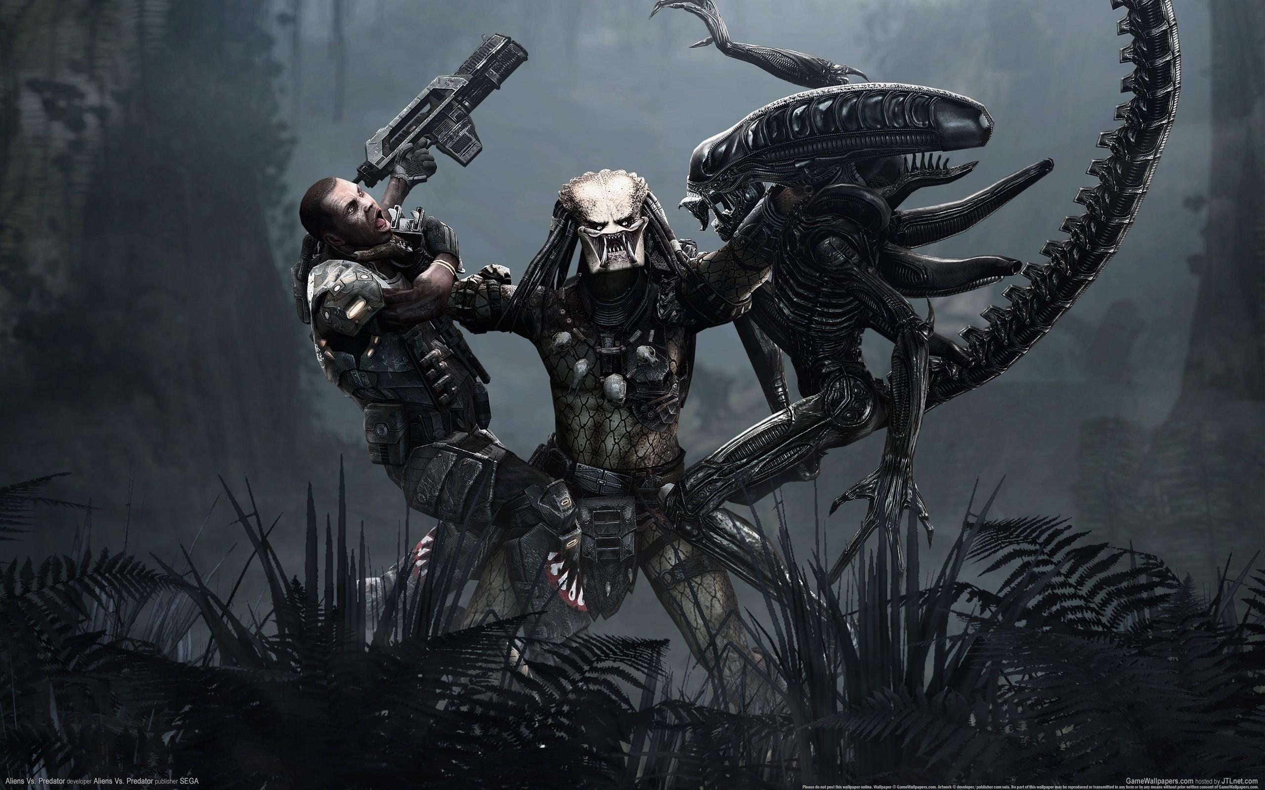 2560x1600 aliens, predator, art Wallpaper, HD Games 4K Wallpaper, Image, Photo and Background