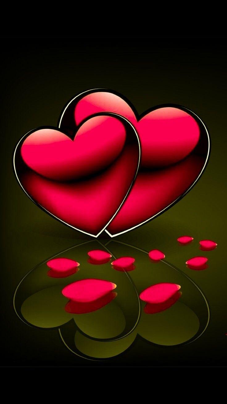 736x1309 Anna Frozen., Bow., Hearts., Love., Magical., Glitters., Dream., Chanel. Wallpaper. Heart wallpaper, Flower phone wallpaper, Valentines wallpaper