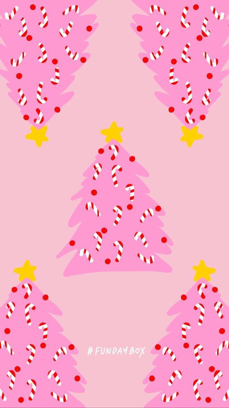30 Christmas Aesthetic Wallpapers  Pink Christmas Tree Wallpaper for  iPhone  Phone 1  Fab Mood  Wedding Colours Wedding Themes Wedding  colour palettes